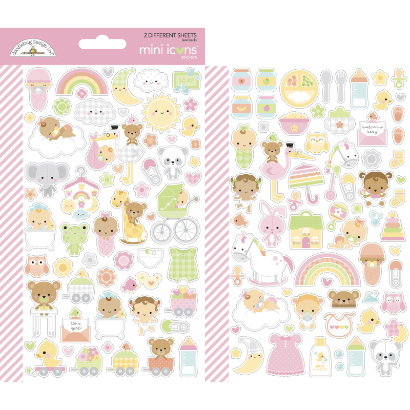 Doodlebug Design Bundle of Joy Mini Icons Stickers (6788) (842715067882)